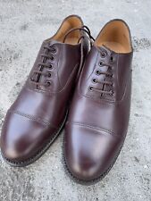 British Army Brown Officer Shoes - Parade Shoes - Size Uk 6M - Supergrade #B93