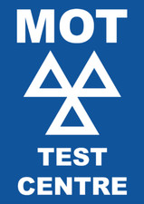 MOT Centre Garage Test Notice