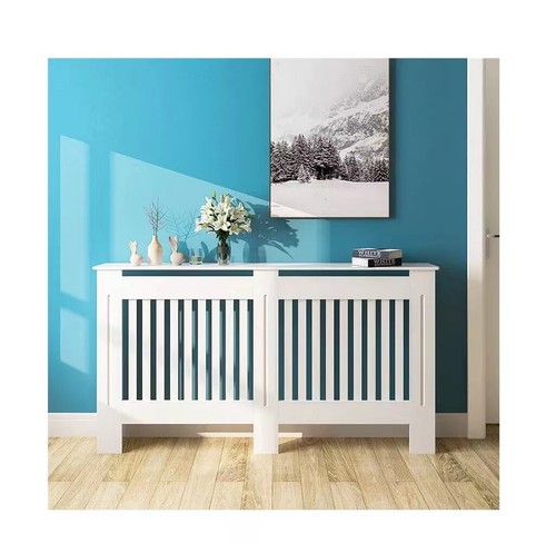 White wood radiator - white, cover