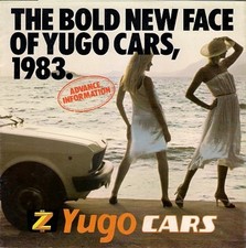 Yugo Range 1982-1983 UK Market