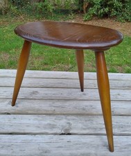 VINTAGE ERCOL PEBBLE TABLE ••• BLUE LABEL ••• SMALL SIZE - PLANT/LAMP STAND