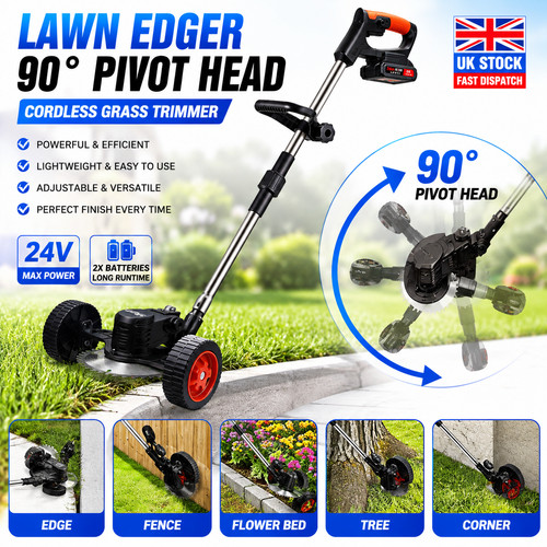 21v lawn edger cordless grass - edger,
