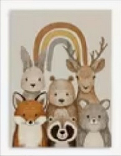 Woodland animals printed - woodland,