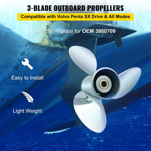 3860709 outboard propeller - 3860709,
