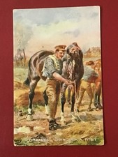 RARE WW1 TUCK MILITARY PC -