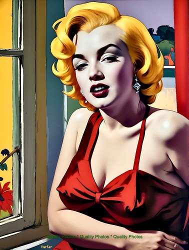 Marilyn monroe window - monroe, by