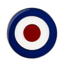 MOD TARGET RAF ROUNDEL QUALITY ENAMEL LAPEL PIN BADGE SCOOTER : UK SELLER