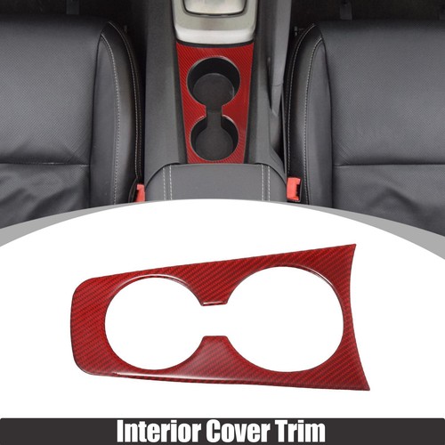 Red carbon fiber car cup - carbon,