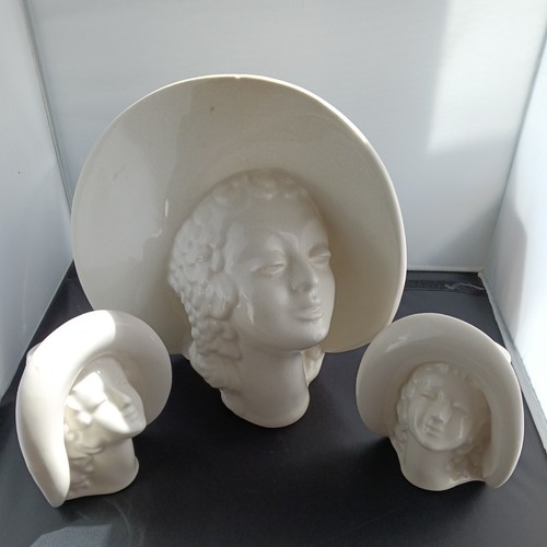 Lady head vase vintage - vase, art