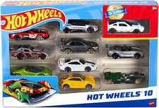 Hot Wheels 10 Pack Die-Cast Car Assortment Toy Racing Cars