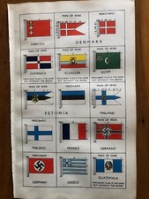Naval flags chart 1937