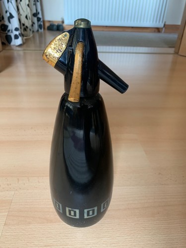 Old vintage black gold soda - vintage,