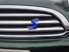S Badge For The Mini Cooper 3d Emblem Logo Self Adhesive