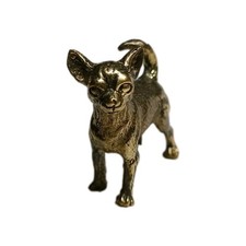 BRASS DOG CHIHUAHUA MINITURE