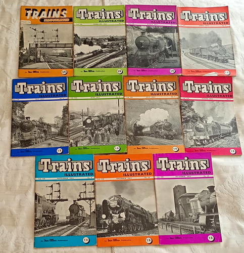 Trains illustrated magazines - illustrated,