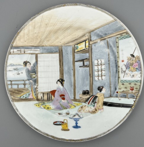 Antique japanese hand painted - antique,
