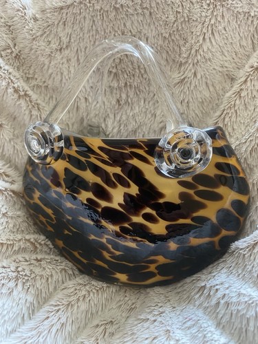 Murano style leopard glass - style,