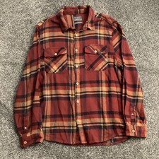 Primark Mens Red Plaid Flannel