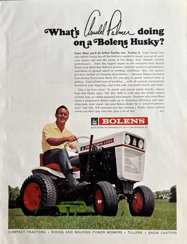 1967 bolens husky lawn - bolens,