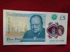 AA44 £5 (FIVE POUND) NOTE LOW NUMBER COLLECTABLE FIVER