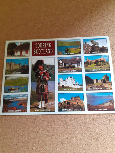 Old postcard touring - old, 'touring