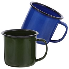 2 Pcs Enamel Water Cup Enamel
