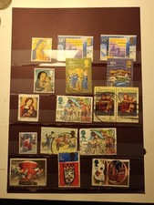 Old British Christmas Stamps