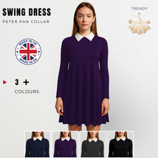 Womens Swing Dress Peter Pan