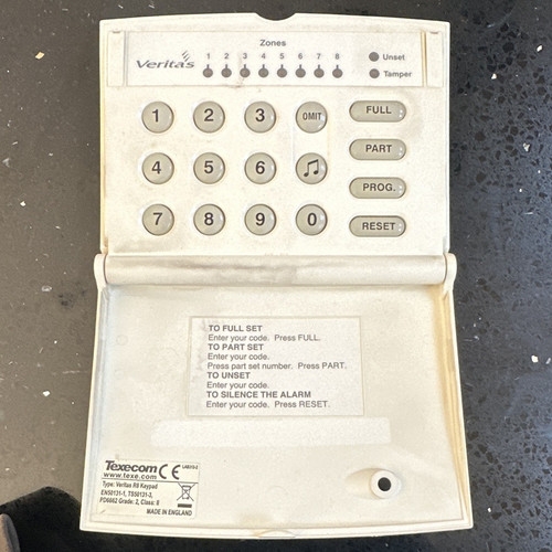 Texecom veritas alarm - texecom,