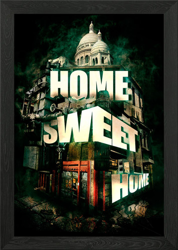 Home sweet framed wall - framed,