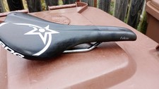 SDG Falcon Saddle with Orange Mountain Bike Logo