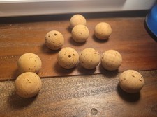 10X 25mm Cork Balls. with 2mm