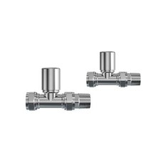 Radiator Valves X2 Chrome