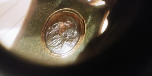 Roman intaglio seal - roman,