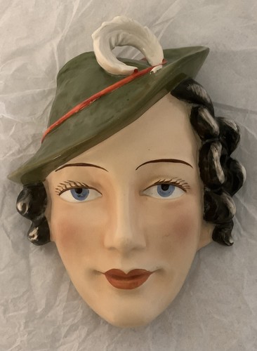 Goebel hand painted wall mask - wall,