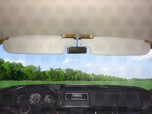 Sun visors pair - pair, clips