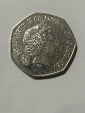 Guernsey 50 Pence 2003 Coin Queen Elizabeth II  Portrait