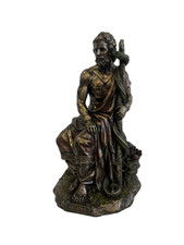 Ascelpius Ancient Greek God of Medicine Resin 10.5'' Statue Charity