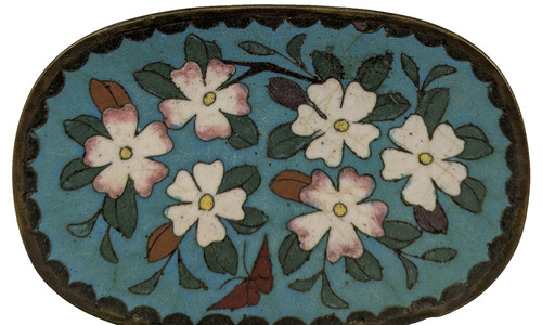 Hand crafted cloisonné brass - hand-crafted, /brass