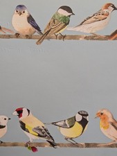 Birds blue wallpaper