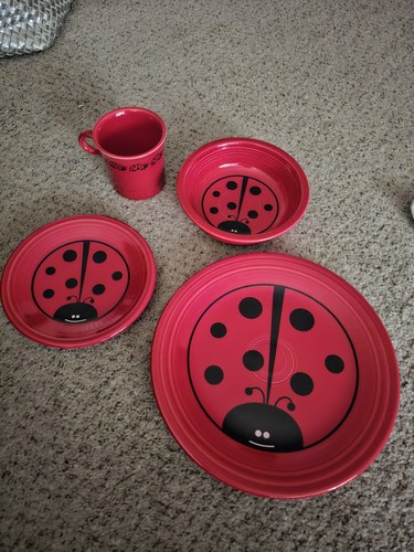 Fiesta ware ladybug plates - ware,