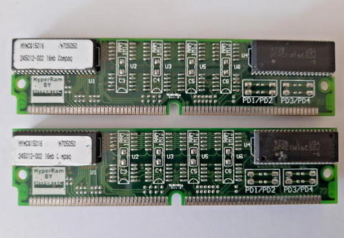 16mb pin simm edo - 8mb),