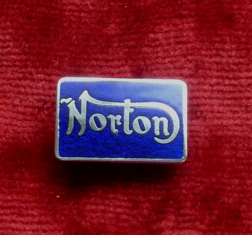 Norton motorcycle enamel - enamel, lapel
