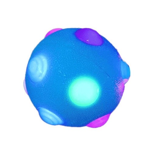 Pet dog light bouncing ball - up,