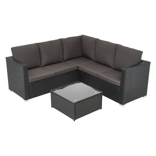 Rattan garden furniture - furniture, corner
