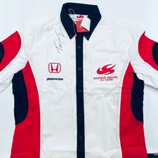 Takuma sato hand signed super - takuma,