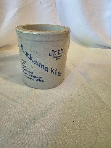 Kaukauna klub stoneware - kaukauna, dairy