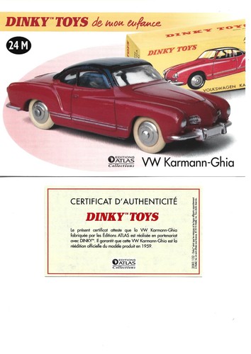 Dinky toys sheet certificate - +,