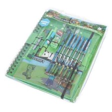 Minecraft Bumper Stationery Set Characters A4 School Kids Gift Book Pencil Set
