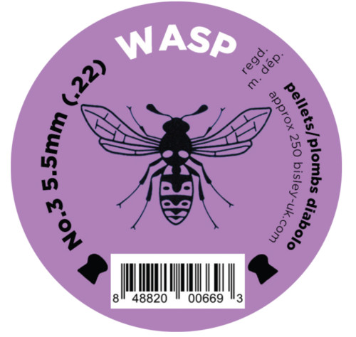 Wasp air pellet - pellet, tin